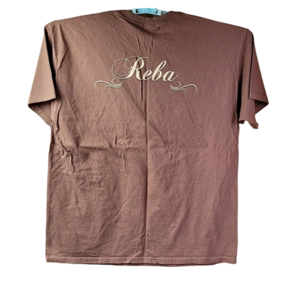 Gildan Reba McEntire Brown 100% Cotton Preshrunk T Shirt  XL - Picture 3 of 7